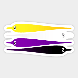 NB WORM Sticker